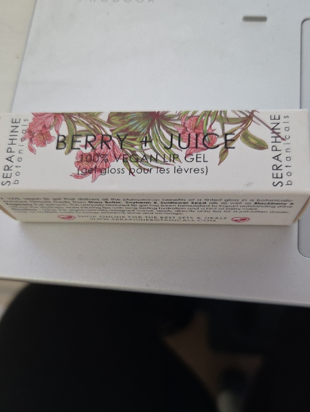 Seraphine Botanicals Berry + Juice 100% Vegan Lip Gel